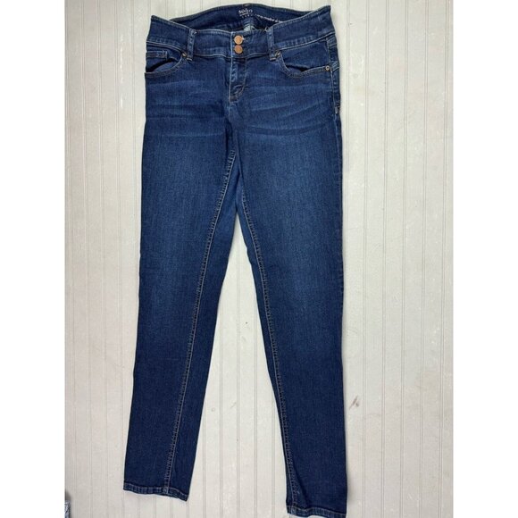 SoHo Size 6 Womens Jeans Curve Creator Skinny Low Rise Stretch Dark Wash - Picture 1 of 3